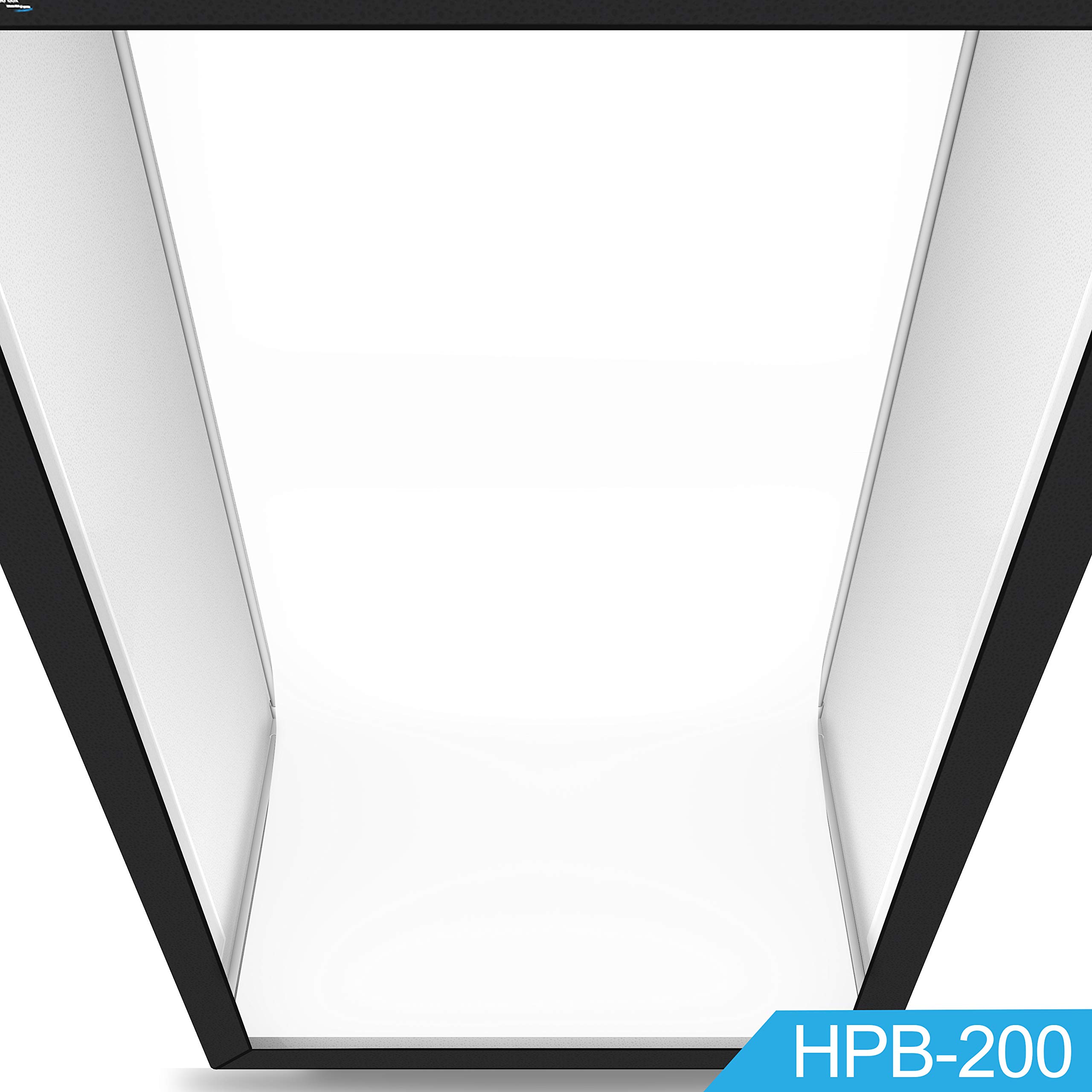 HAVOX - Studio Fotografico HPB-200 - Dimensioni 120x80x200cm - Illuminazione a LED "Luce del giorno" 5500k - 30,000 lumens - CRI 93 - Realizza le tue foto commerciali per e-commerce.