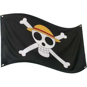Pirate Flag Luffy Jolly Roger 90 x 60 cm