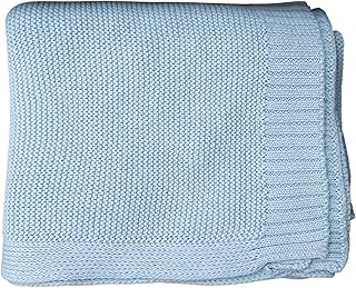 Luxury Personalized Name Baby Blanket, Hand-Embroidered Name Baby Blanket, Soft Breathable Cotton Knit Kids Blankets, Newborn Kid Gift, New Mom Gifts, Newborn Kids Girl & Boy Gift 12