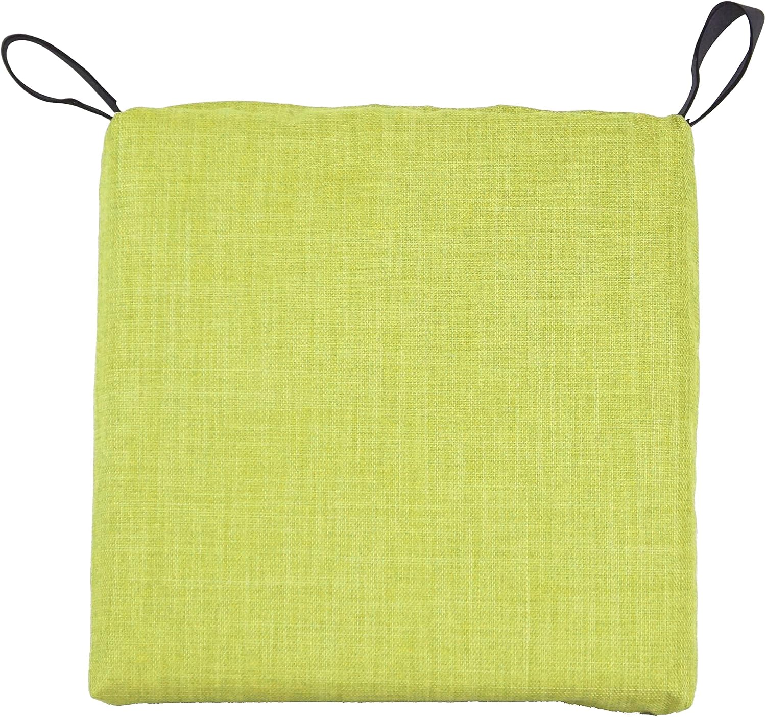 Blazing Needles Indoor/Outdoor Chair Cushion, 16" x 16", Lime 4 Count