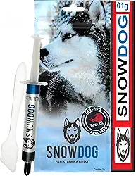 Pasta Térmica Snowdog 12.8 W/mk De Alto Desempenho Seringa 01 Gramas, para uso em processadores, placas de vídeo e drones
