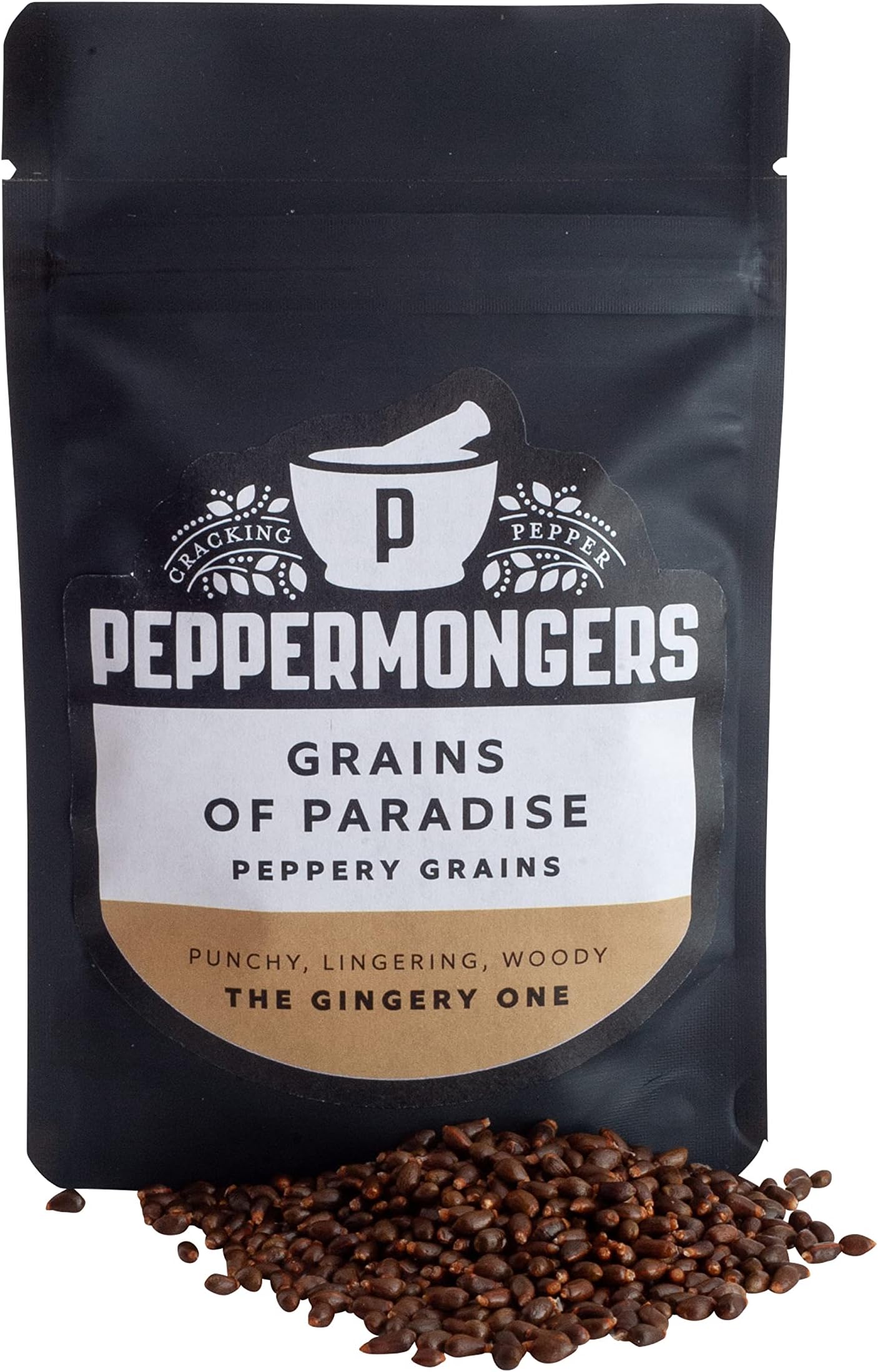 Peppermongers Grains of Paradise Alligator Pepper 52g