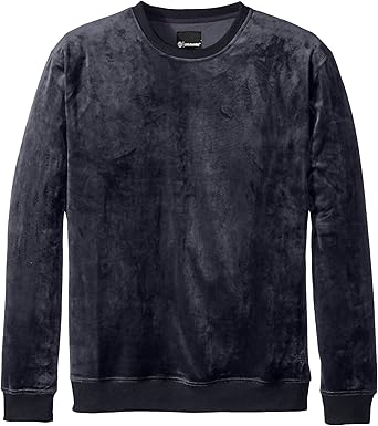 velour crewneck