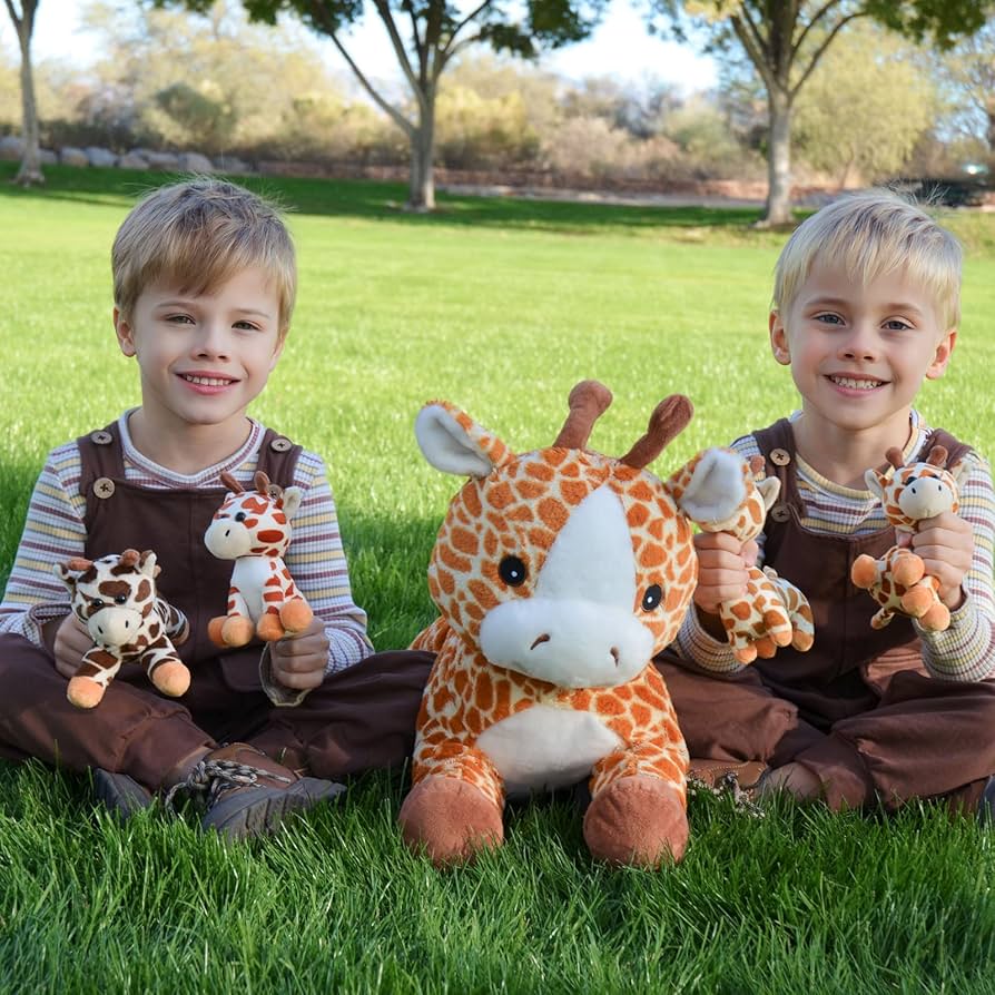 Amazon.co.jp: Tezituor キリンぬいぐるみ5点セット、22インチ L