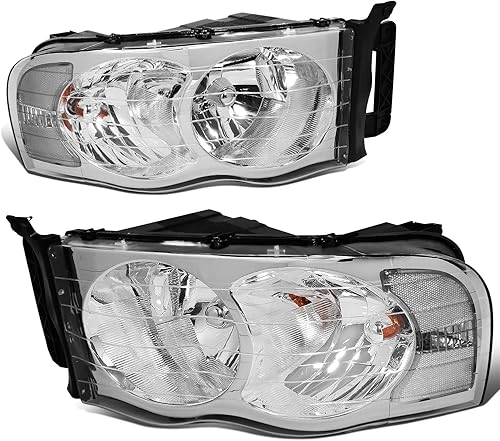 Conjunto de faros delanteros DNA Motoring HL-OH-F1509-CH-AM