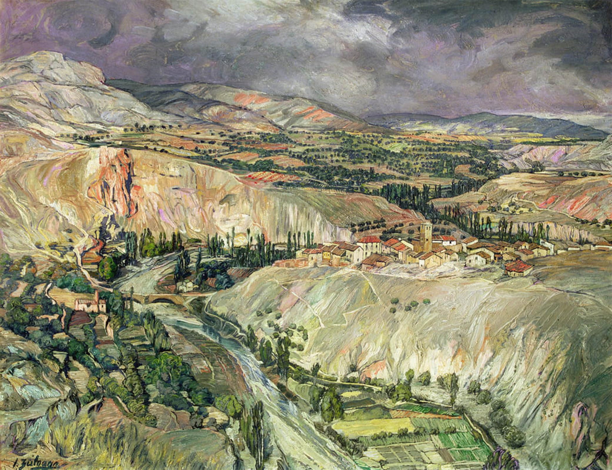 De Célèbres Tableaux Affiche de Arts Peinture Toile Zuloaga 60x90cm