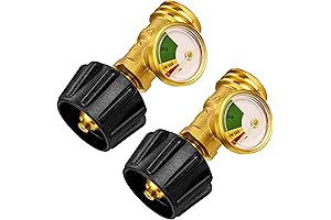 Flame King Propane Tank Gauge 2-Pack: Precise Fuel Level Detection for Your Grilling Convenience