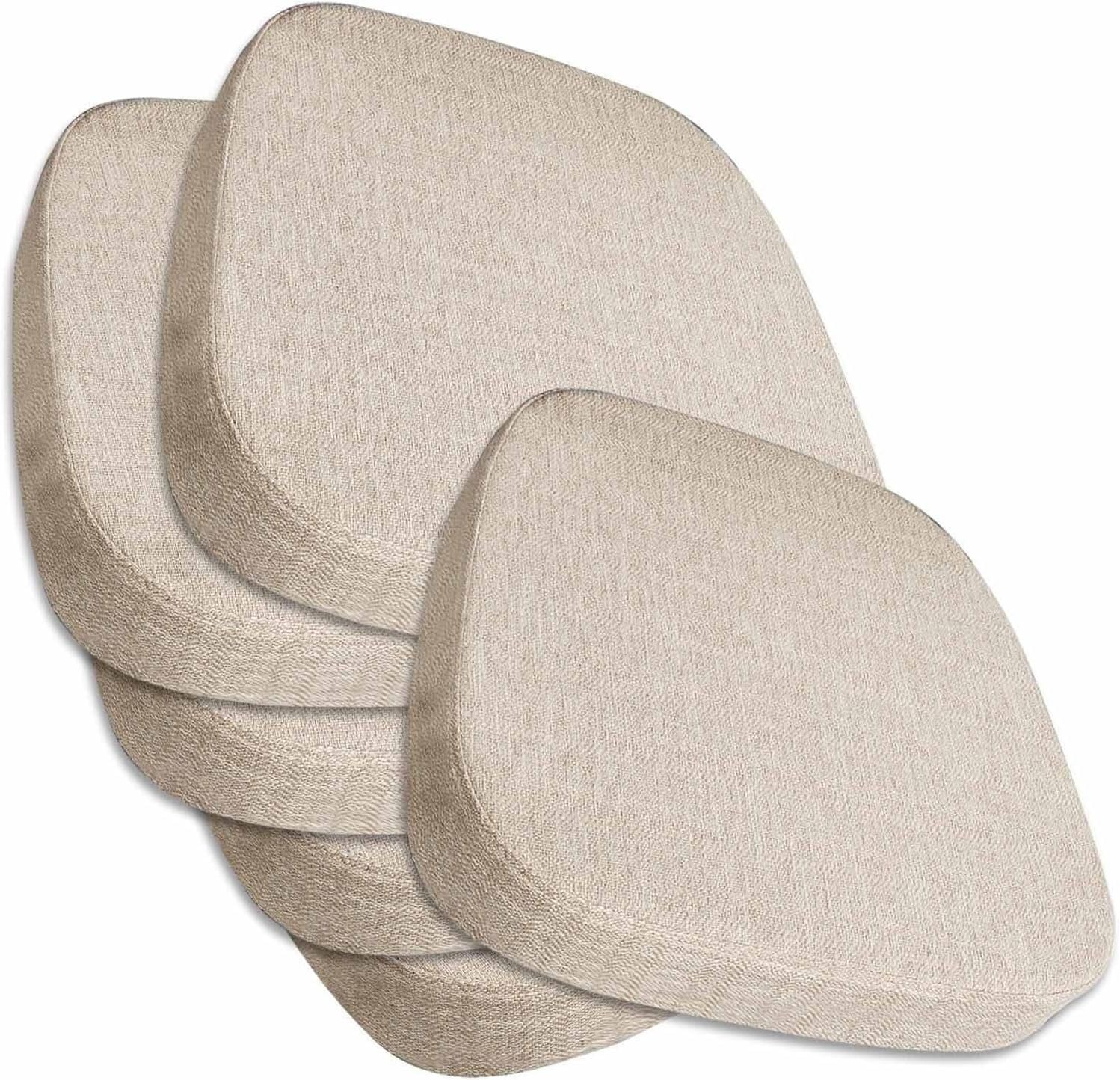 Galette de chaise de salle à manger lot de 6 coussins déhoussables 40x38x5cm
