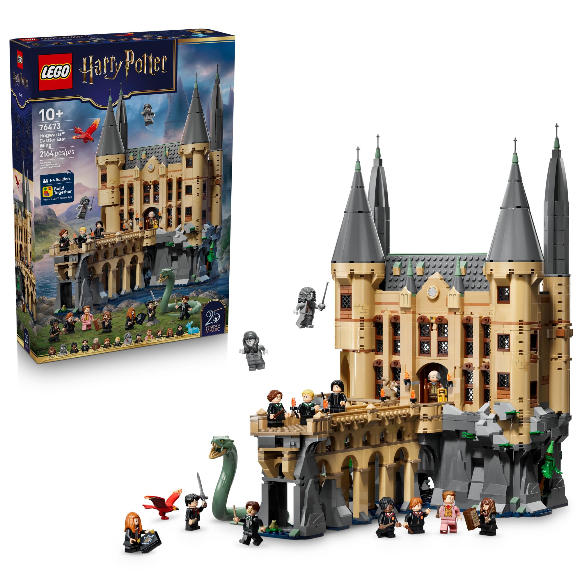 LEGO Harry Potter Hogwarts Castle: East Wing 76473 | Building Toy for Girls & Boys, Ages 10+, Detailed Playset W/ 13 Minifigures, 2164 pieces, Gift for Birthdays
