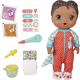 Boneca Baby Alive Aprendendo a Cuidar Negra - E6941 - Hasbro