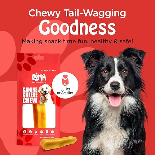 Miniatura 4 de PIMA - Masticables de queso canino, masticables naturales de yak para perros de 55 libras o menos, masticables de queso de yak sin lactosa, queso de