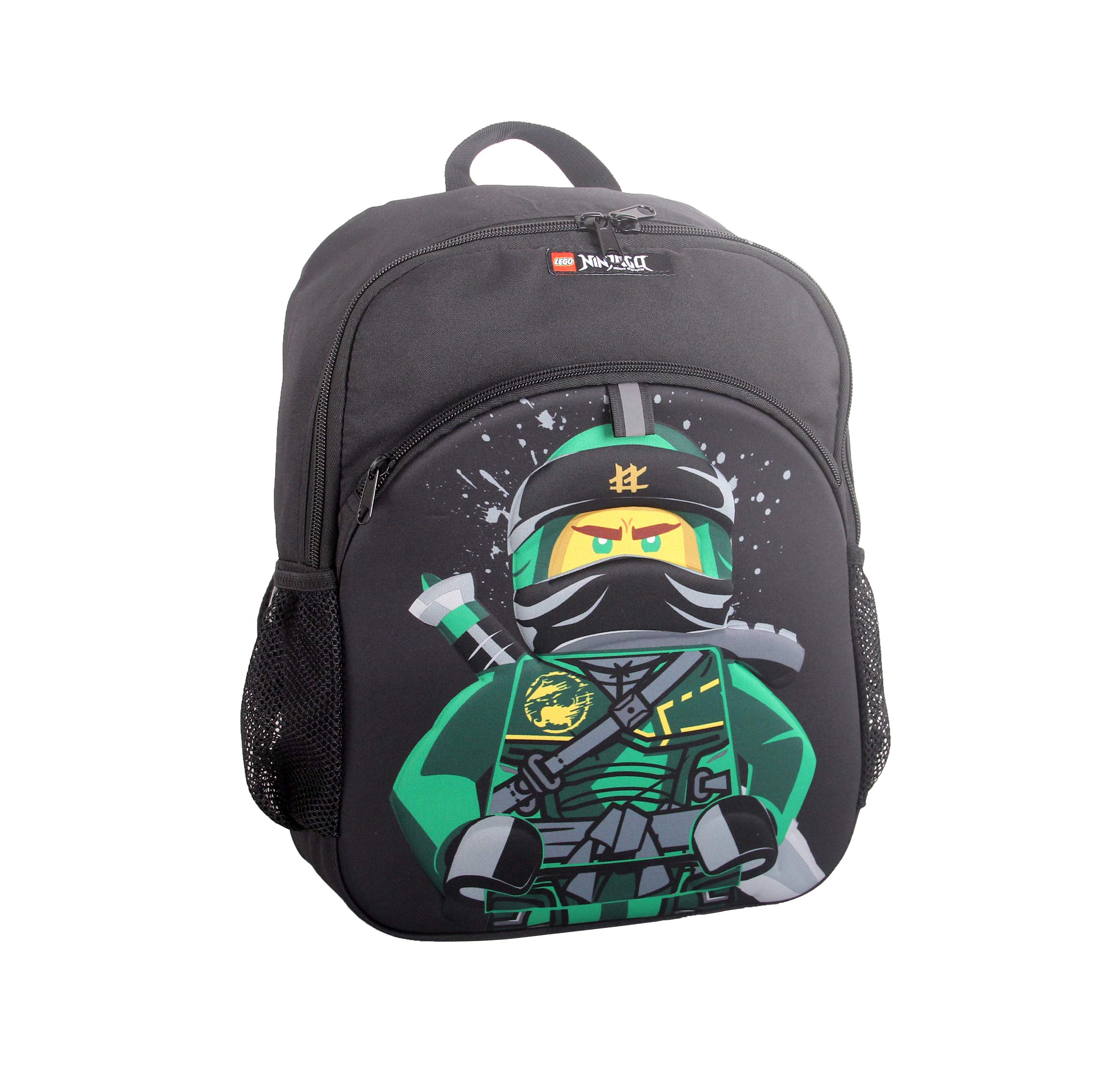 LEGO Unisex-Kids and Teen's Mline Ninjago Scuola Materna Kindergarten Backpack, Nero e Verde, Pre-School