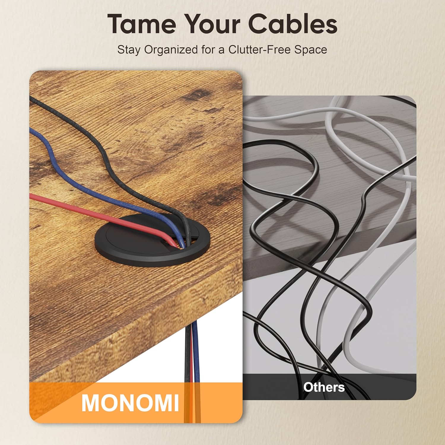 Monomi Electric Standing Desk, 79 x 31.5 inches Height Adjustable, Ergonomic Home Office Sit Stand Up Desk with Memory Preset Controller (Rustic Brown Top/Black Frame) Monomi Electric Standing Desk, 79 x 31.5 inches Height Adjustable, Ergonomic Home Office Sit Stand Up Desk with Memory Preset Controller (Rustic Brown Top/Black Frame)