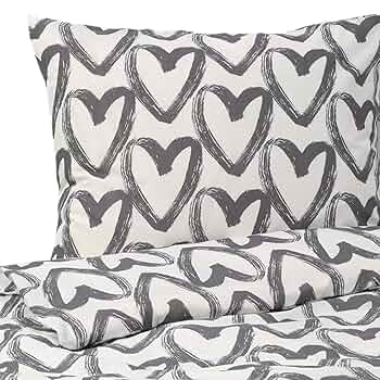 IKEA TRUBBTAG ホワイトカバー 200cm x 200cm Ikea TRUBBTAG Full/Queen Duvet cover and pillowcases, white