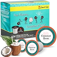 Vista 156 de Smart Sips, Pumpkin Spice Cinnamon Roll Coffee, Medium Roast, Gourmet Flavored Coffee Single Serve Pods for Keurig K-Cup Brewers, 24 Count