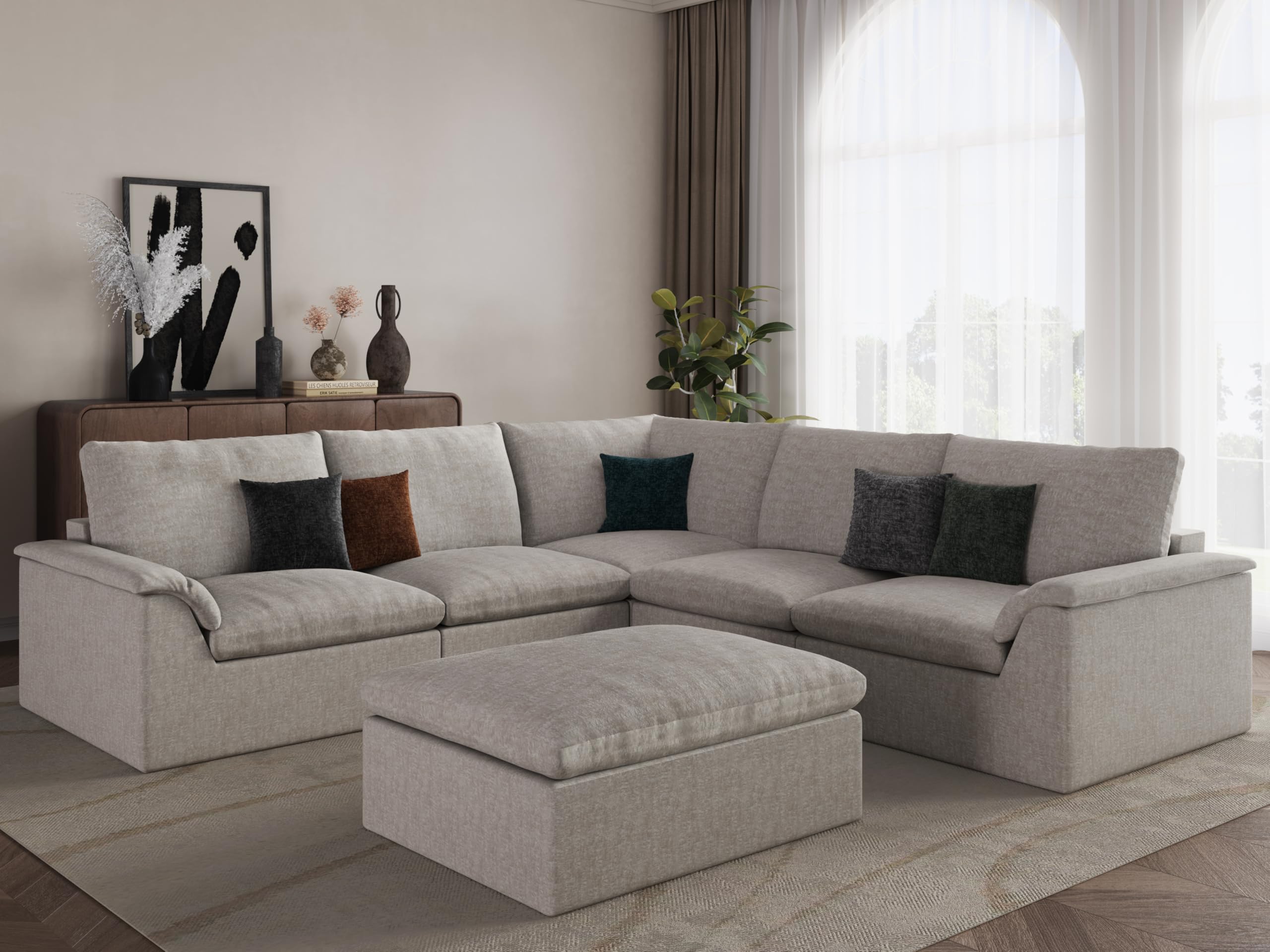 EASE MOOSE Modular Sectional Sofa Beige