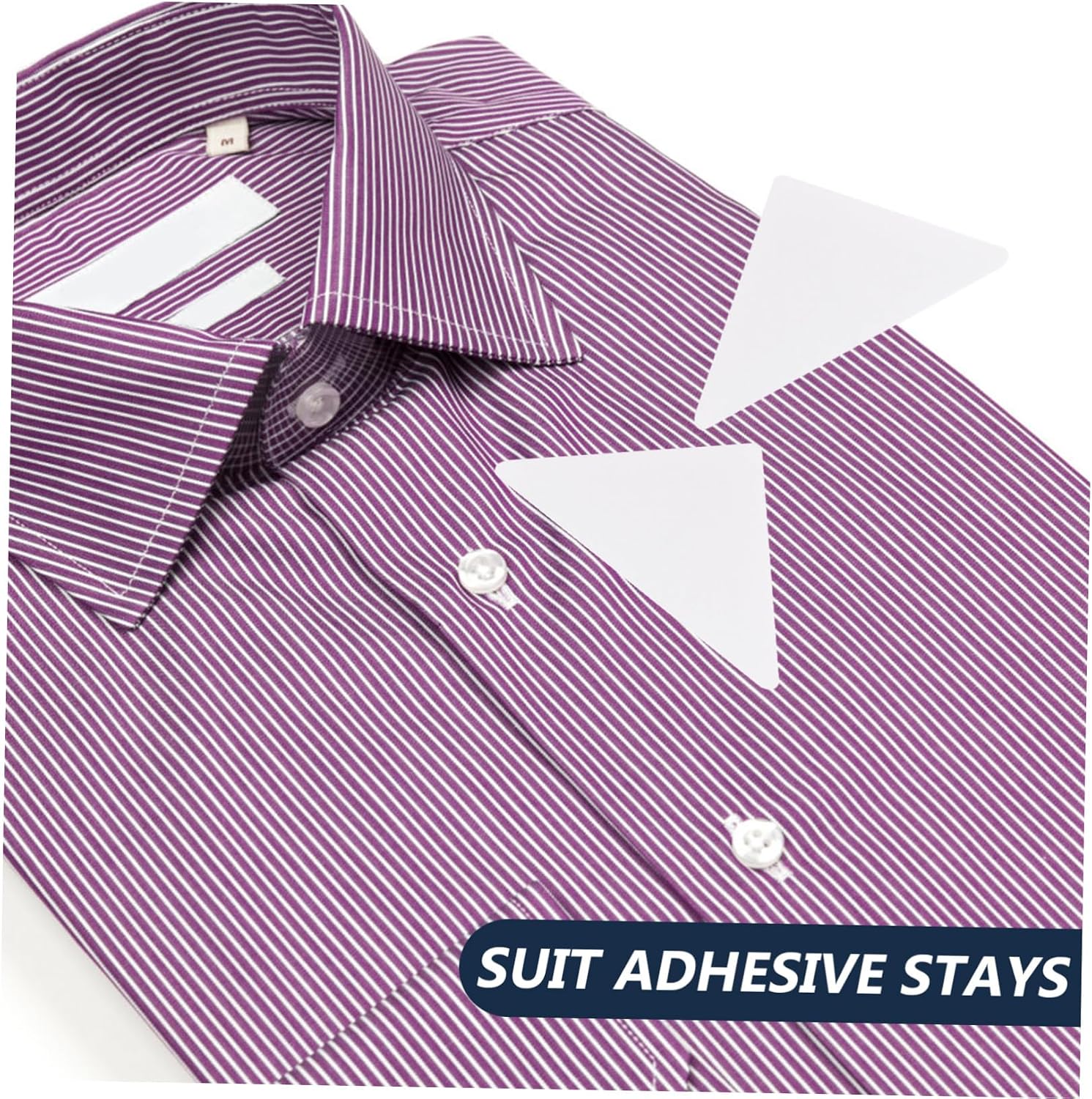 360pcs Self-adhesive Collar Stays for Men Shirt Supports for Formal Wear Keeps Collars Crisp and Pristine All Day Suitable for Various Angles