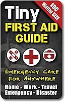 Tiny Waterproof First Aid Pocket Guide: 200+ EDC Survival Tips for Hiking, Camping, Bushcraft | Wallet-Size Emergency Reference