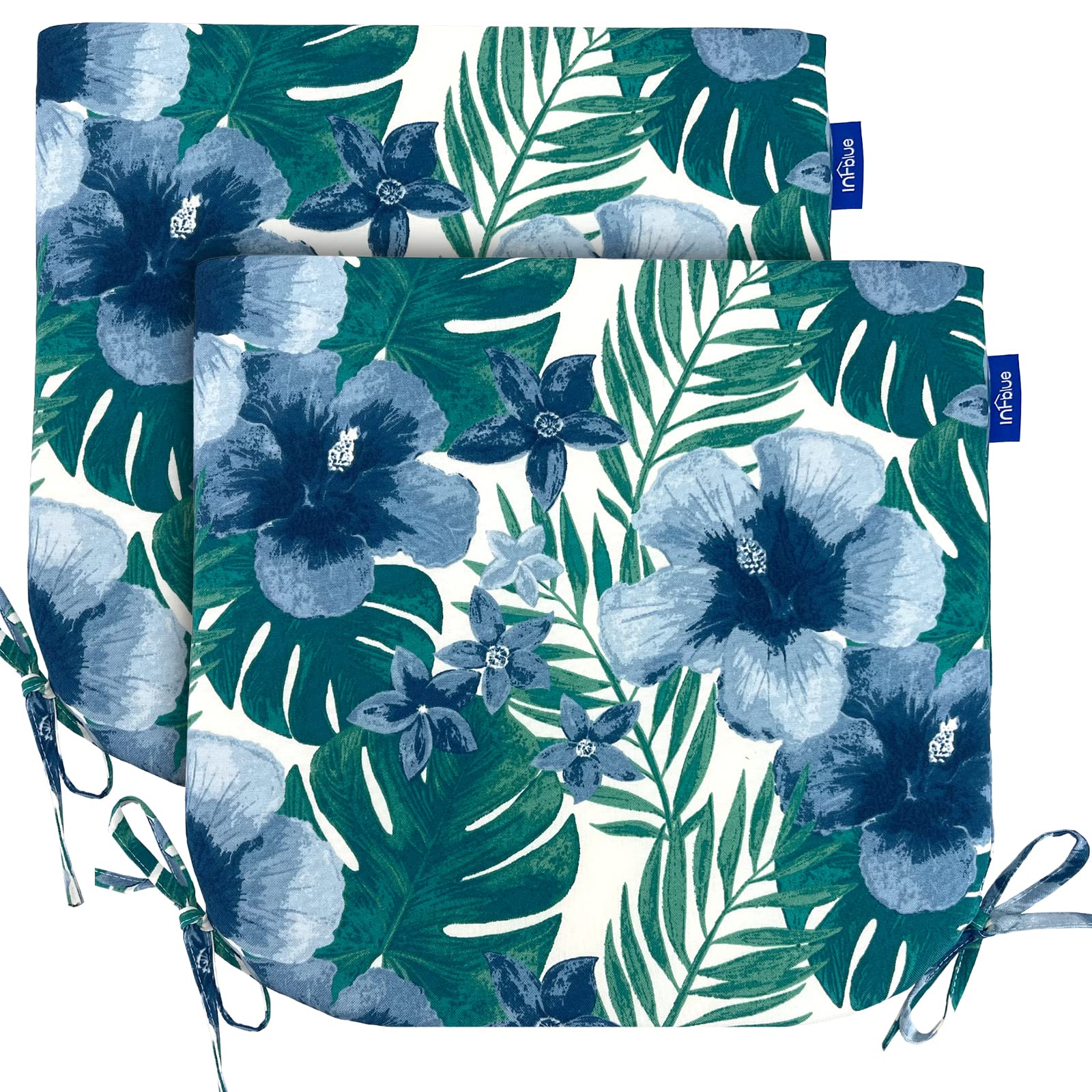 Coussins De Chaise D'extérieur D'angle Ronds Résistants à L'eau Avec