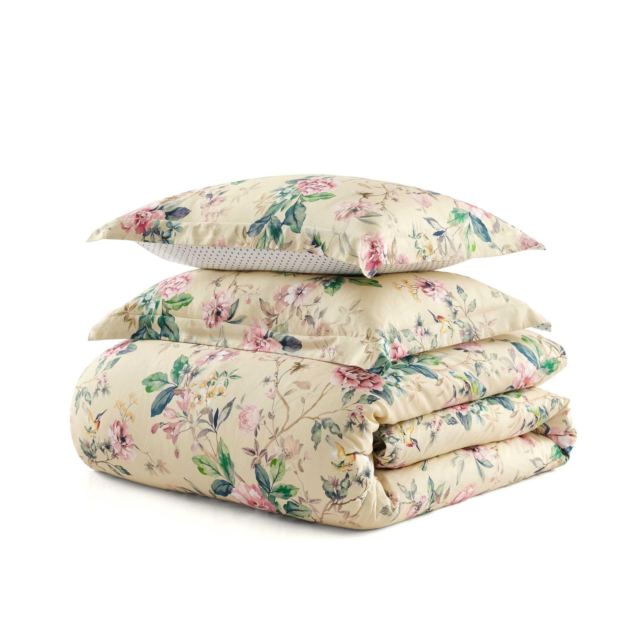Martha Stewart - Queen Duvet Cover Set, 100% Smooth & Silky Sateen