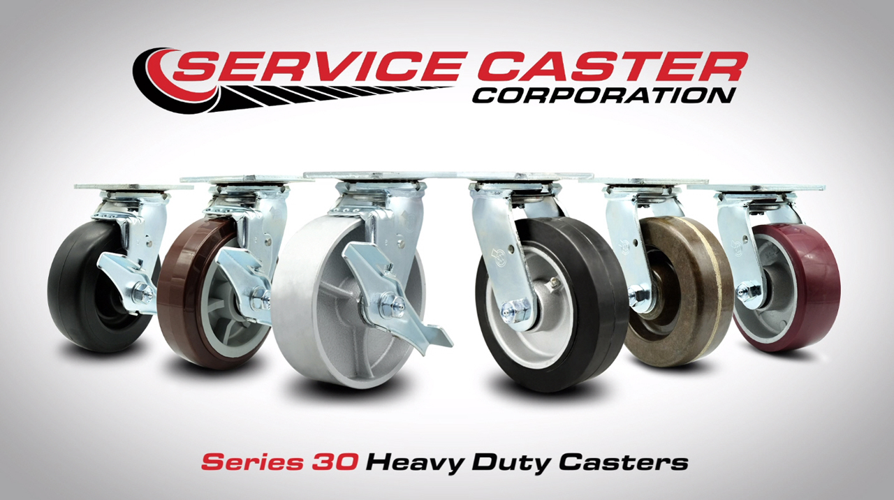 serf casterです。 Nylon Swivel Top Plate Caster w/6