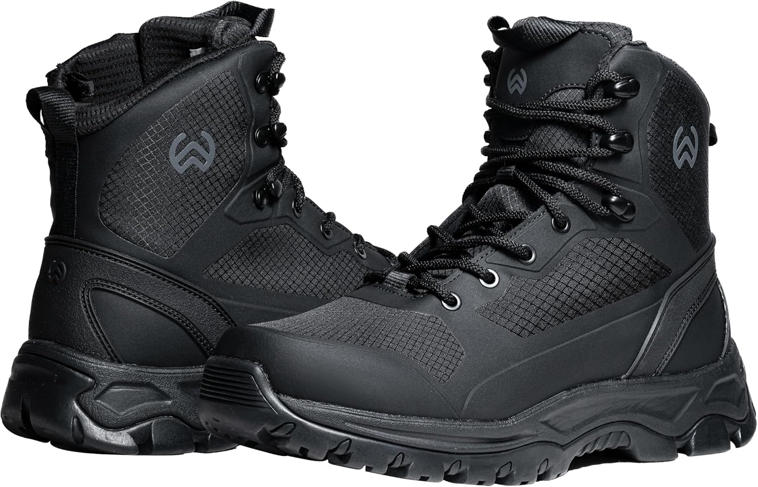 Men's Waterproof Hiking Boots Non Slip Work boot for men lightweight Treeking Shoes Black Tactical Combat botas de trabajo para hombre - Image 9