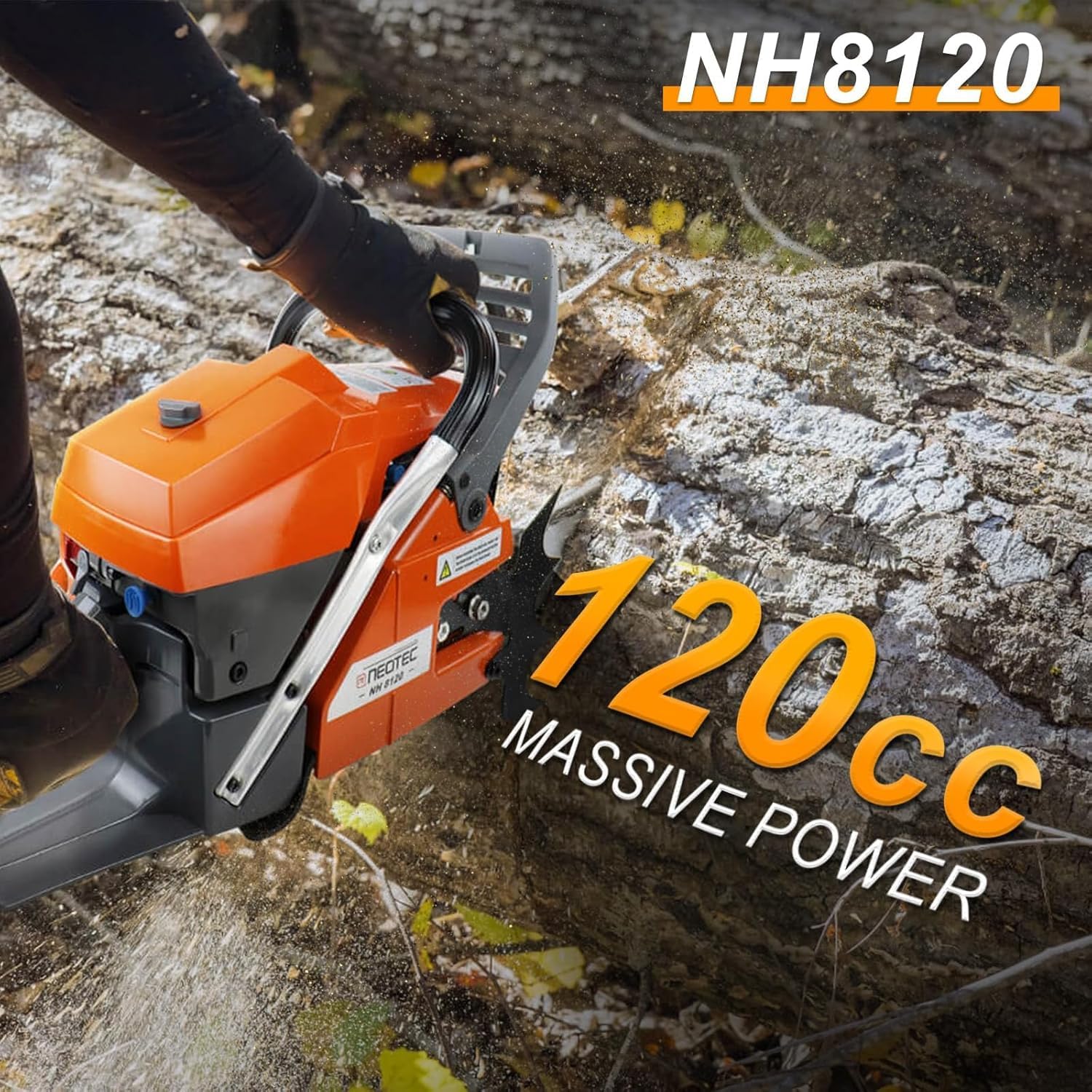 non.pig.12.hano.122 Amazon.com: 120cc Gas Chainsaw Head Fit for 24/28/36/42 inch