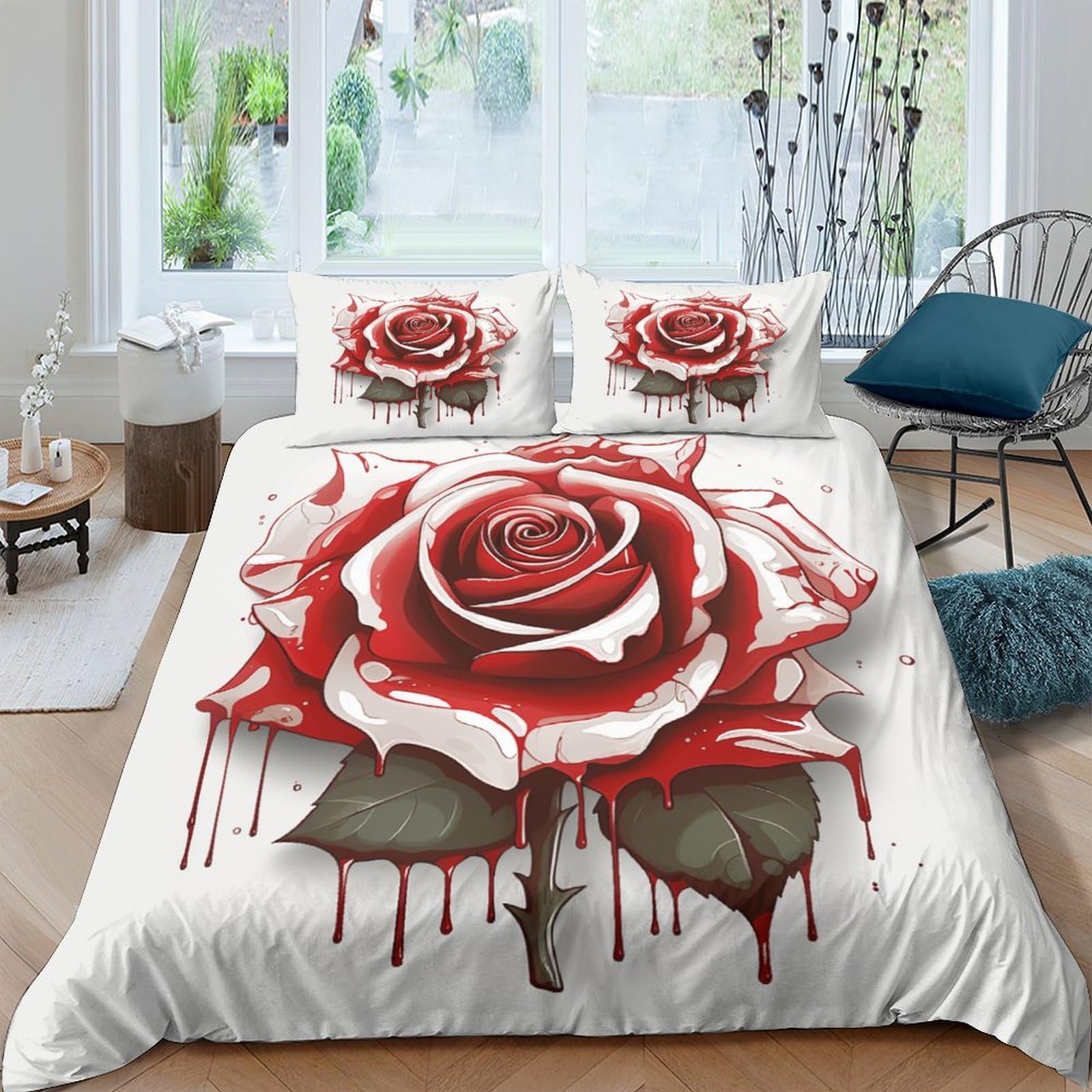 Housse de couette rose 3D 200 x 200 cm pour créer un cocon de douceur dans la chambre d'enfant