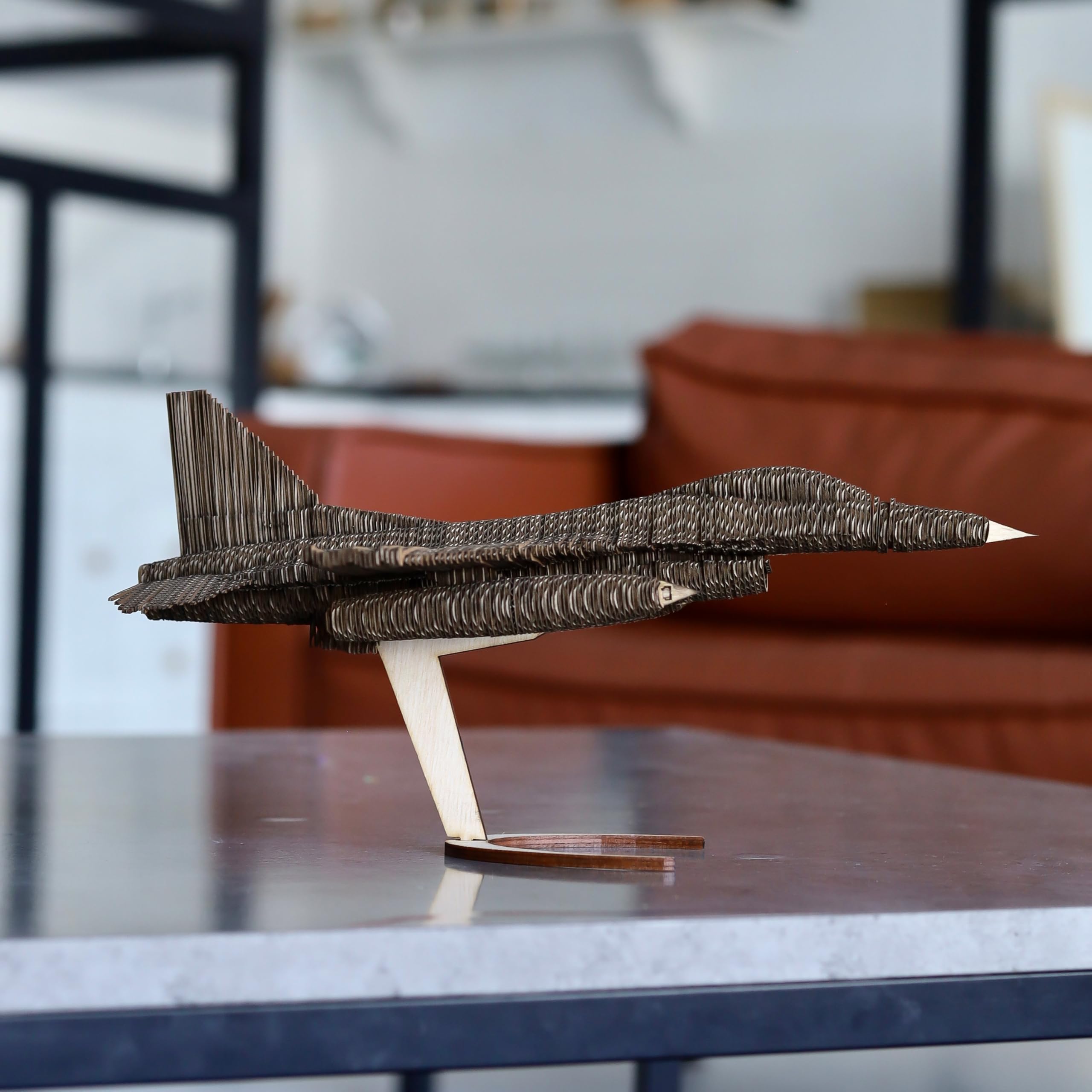 Avion de Chasse F-16 Puzzle 3D en Carton – Maquette à Monter