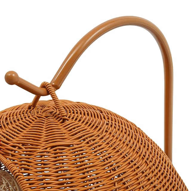 Foto 7 de 8 de Columpio para gatos con árbol rascador y cojín de refrigeración, cesta colgante de ratán sintético