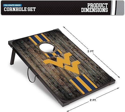 Miniatura 50 de Wild Sports NCAA 2' x 3' MDF Deluxe Cornhole Set - with Corners and Aprons