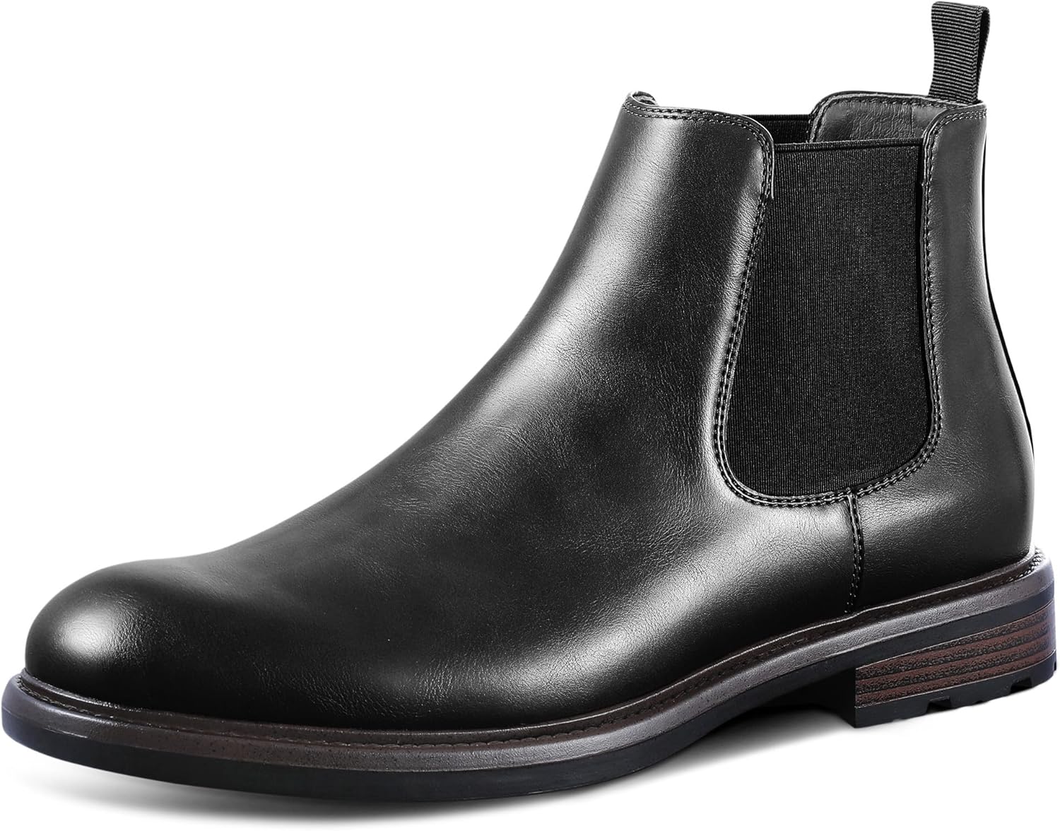 Men's Chelsea Slip-on Boots Casual Dress Ankle Bootie M02