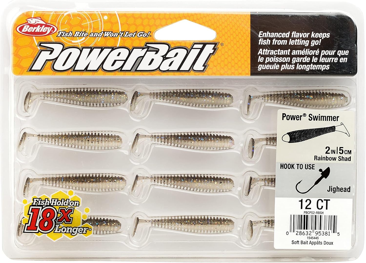 Realistic Action Lure Berkley Fishing Powerbait Power Grub Scent-Flavor  Fish Bait 2
