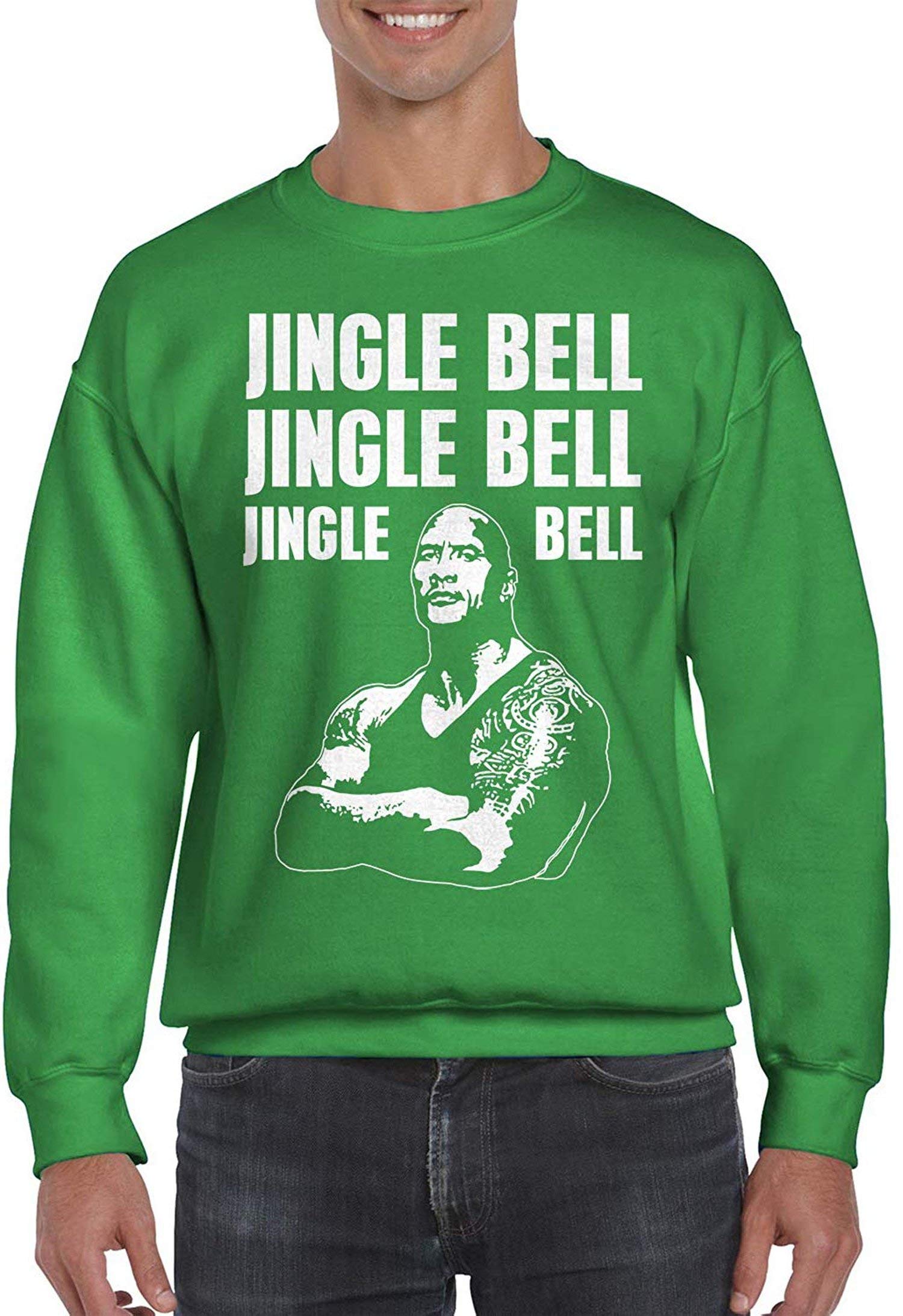 Jingle Bell Rock Sweatshirt,X-Large,Kelly