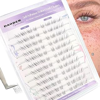 DAODER Racimos de pestañas inferiores autoadh...