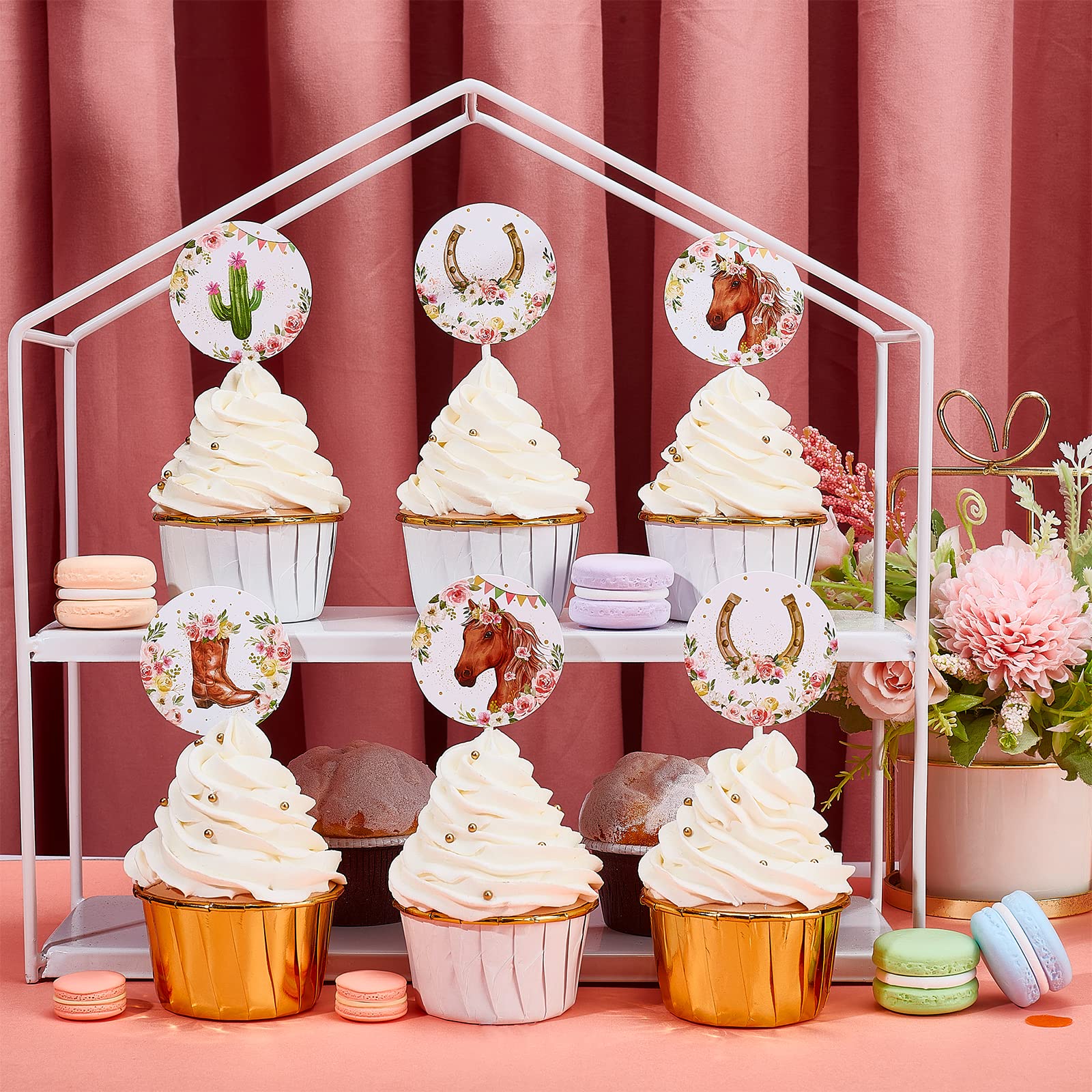 Ensemble De Décoration De Fête D'anniversaire Noir Et Doré, Y Compris