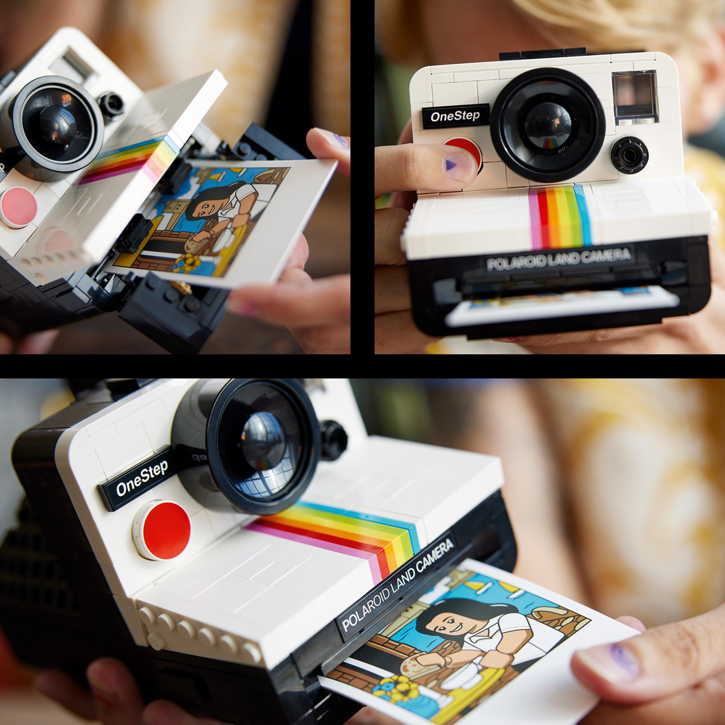 LEGO Lote Fotografía Incluye: Ideas Cámara Polaroid OneStep SX-70 (21345) Maqueta para Adultos y Creator 3 en 1 Cámara Retro (31147) de Juguete para Niños y Niñas de 8 Años o Más, Regalo Fotógrafos