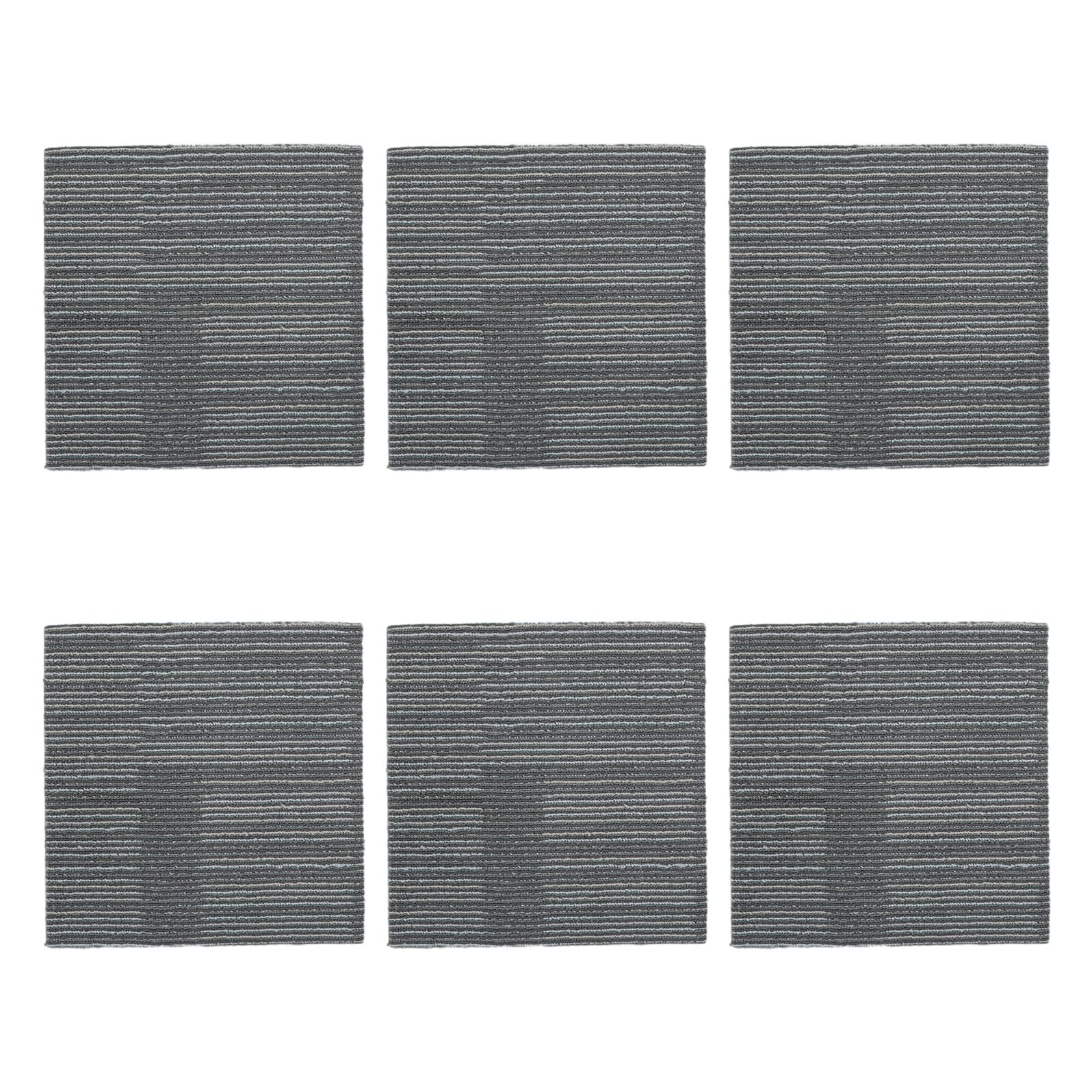 Dalles de tapis autocollantes POPETPOP en polypropylène acoustique pour sol de bureau et école
