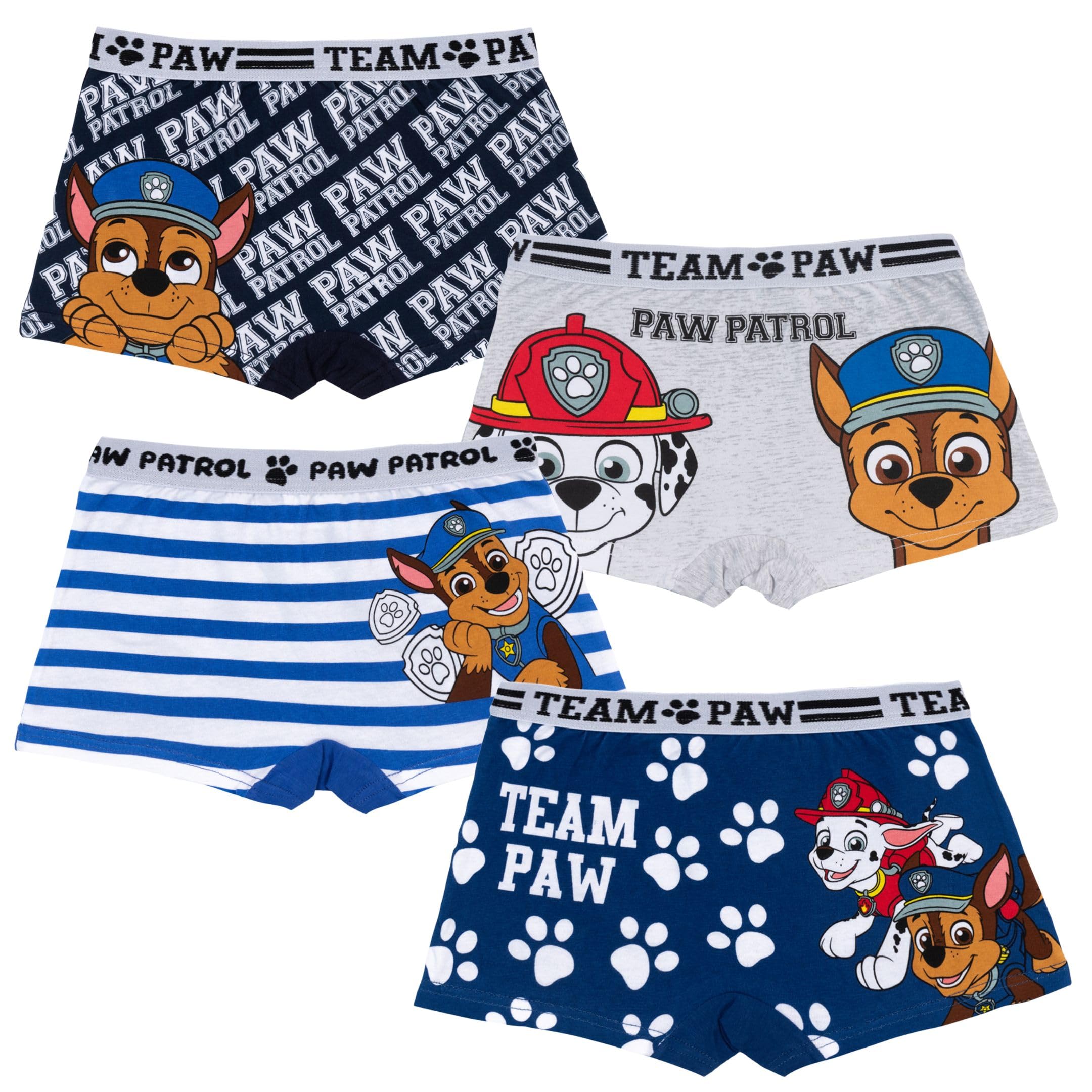 Paw Patrol Joven 4 Unidades Calzoncillos b8383pinl con diseños Distintos