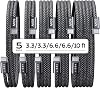 LISEN USB C Cable, 5-Pack [3.3/3.3/6.6/6.6/10FT] USBC to USBC Cable for iPhone 16e 15 Pro Max Charger Cord, 60W (3.1A) C to C Cable Fast Charging for Samsung S25/S24/23, Switch 2, iPad, MacBook,White