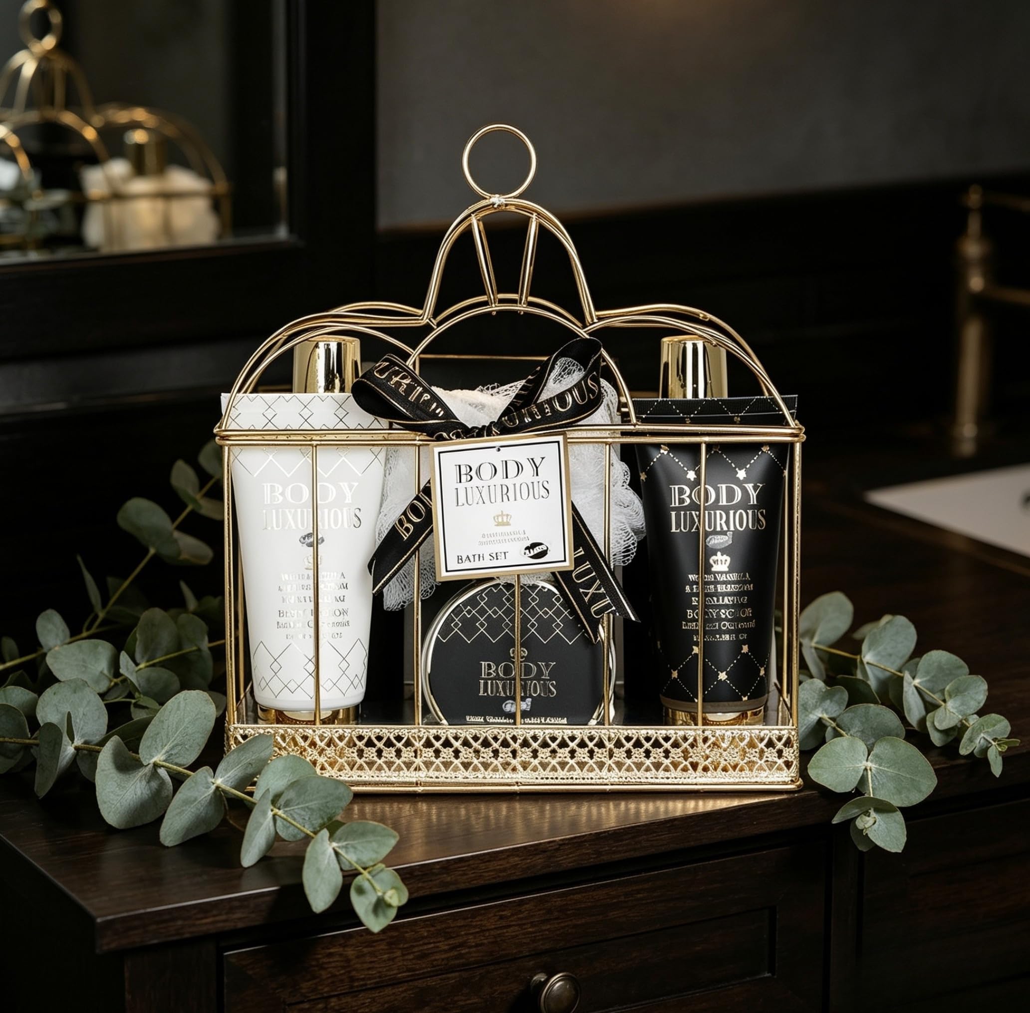 GLOSS ! Coffret Bain – Pause Spa à Domicile – Parfum Floral – Idée Cadeau Tendance – Cage