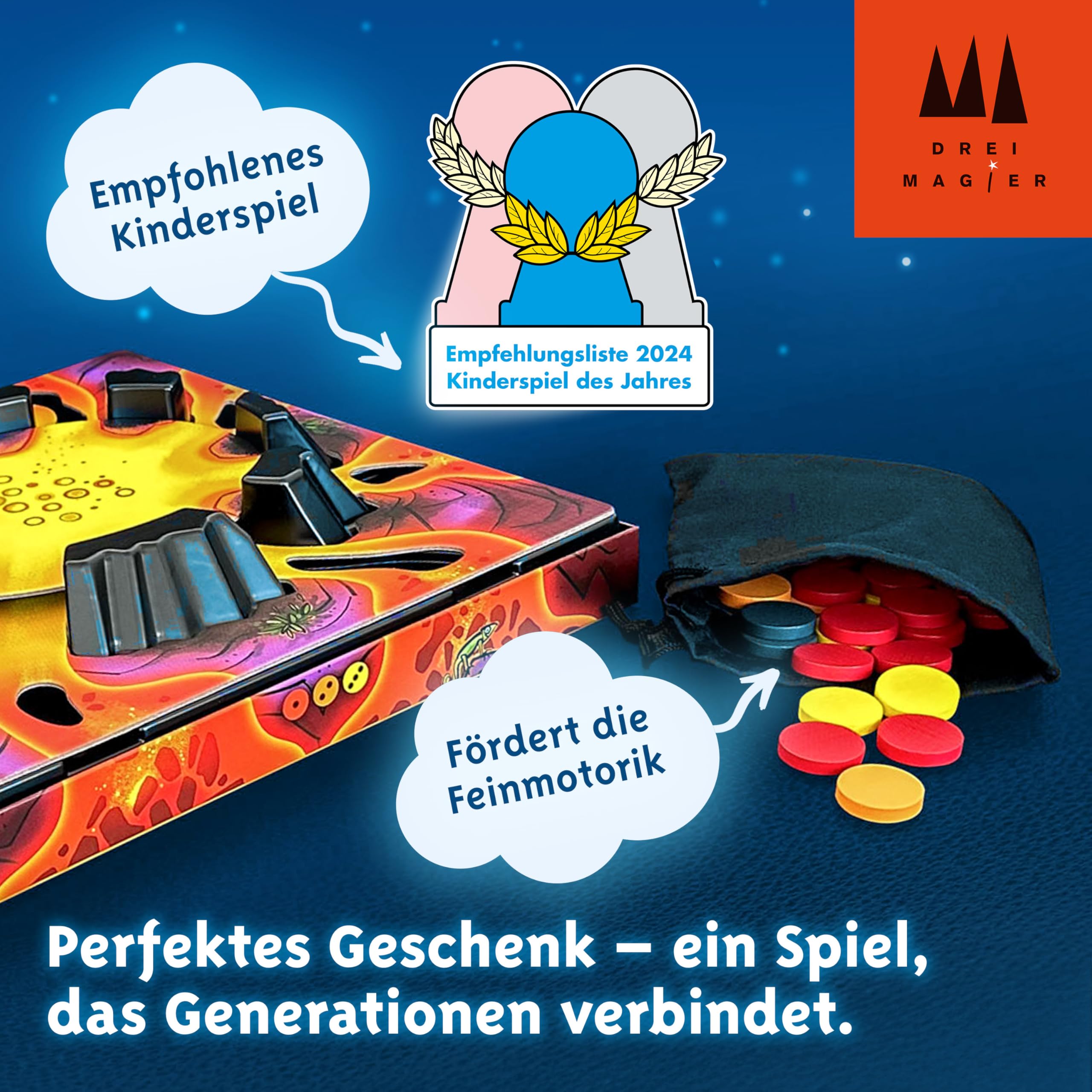 Amazon.com: Schmidt Spiele 40895 Delicious Lava, Three Magicians