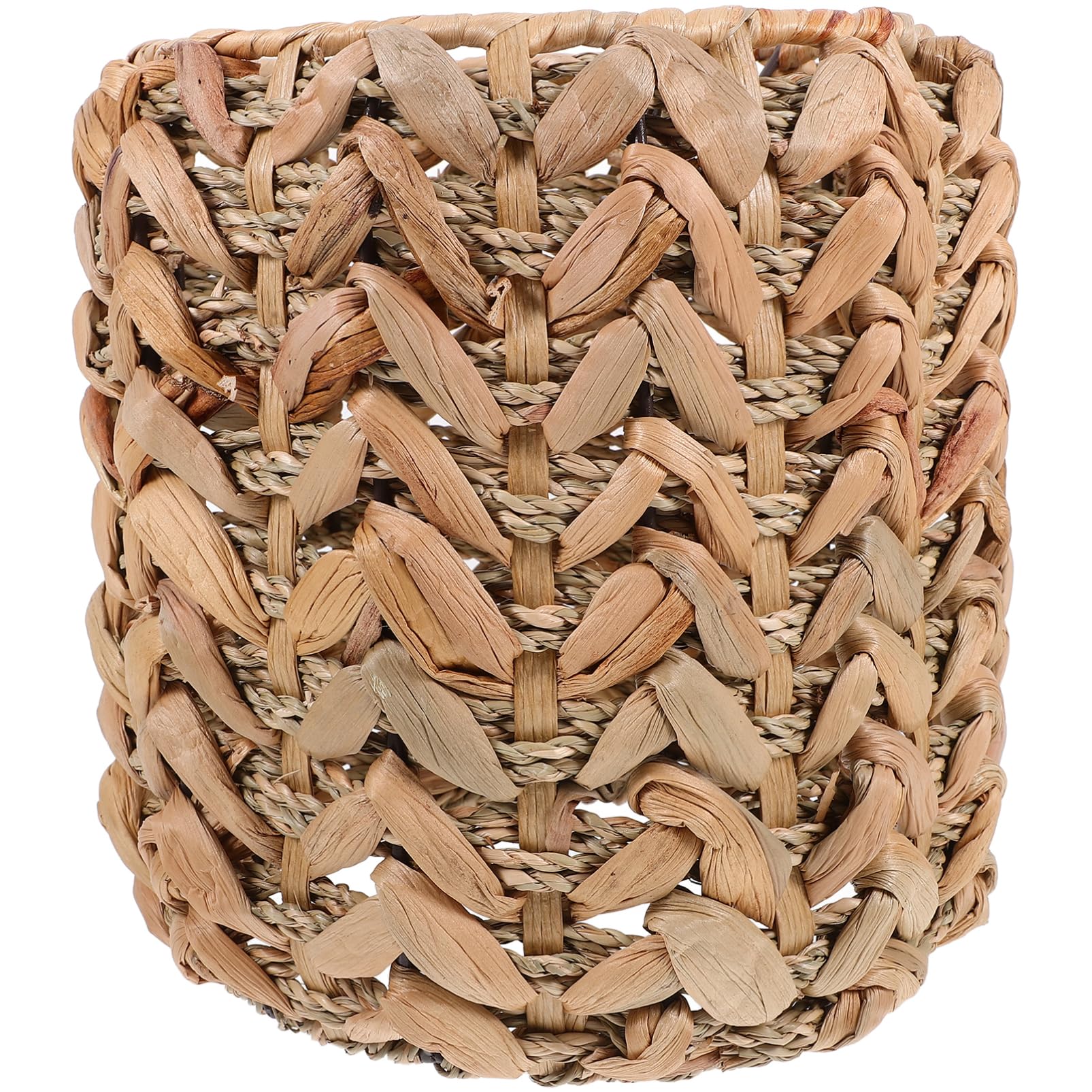 Generic Woven Lampshade: Rattan Lamp Shade - Pastoral Style Straw Chandelier lampshade for Floor Lamps Pendant Light Table Lamp