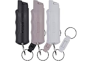SABRE Pepper Spray Keychain for Women: Maximum Police Strength Self-Defense