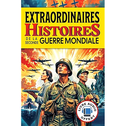 Histoires Extraordinaires de la Seconde Guerre Mondiale: Livre d'Histoires Courtes Incroyables mais Vraies sur la Guerre 39 45 en Gros Caractères