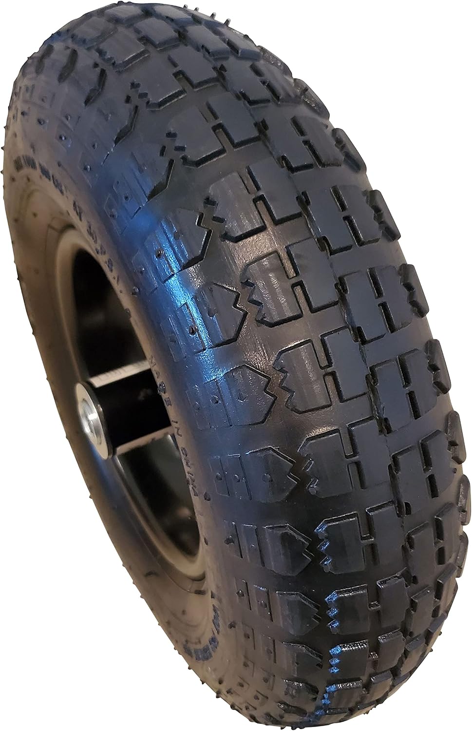 13" Hand Truck/Utility Cart Air Tire Replacement Dolly Wheel 4.00-6 (Black)