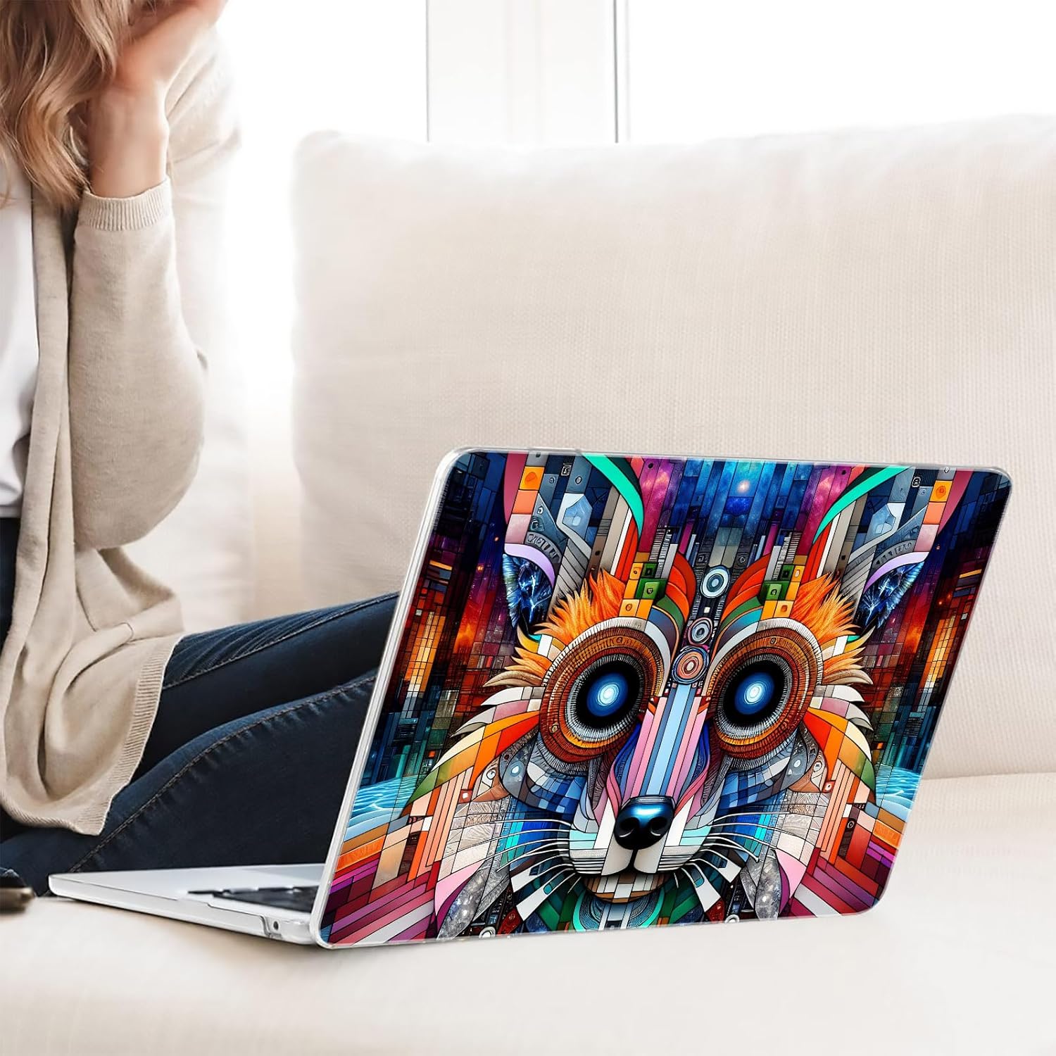 Compatible with MacBook Neo 13-inch, Hard Shell Case with Keyboard Cover and Screen Protector (A3404 A18 Pro chip, 2026 Release) - Wolf MC22739