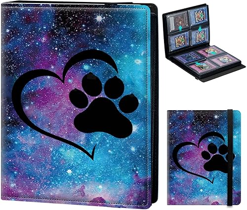 Rading - Carpeta de tarjetas para Pokémon, béisbol, fútbol, hockey, fútbol, deporte, TCG, MTG, Yugioh, tarjetero con 4 bolsillos, funda de 160