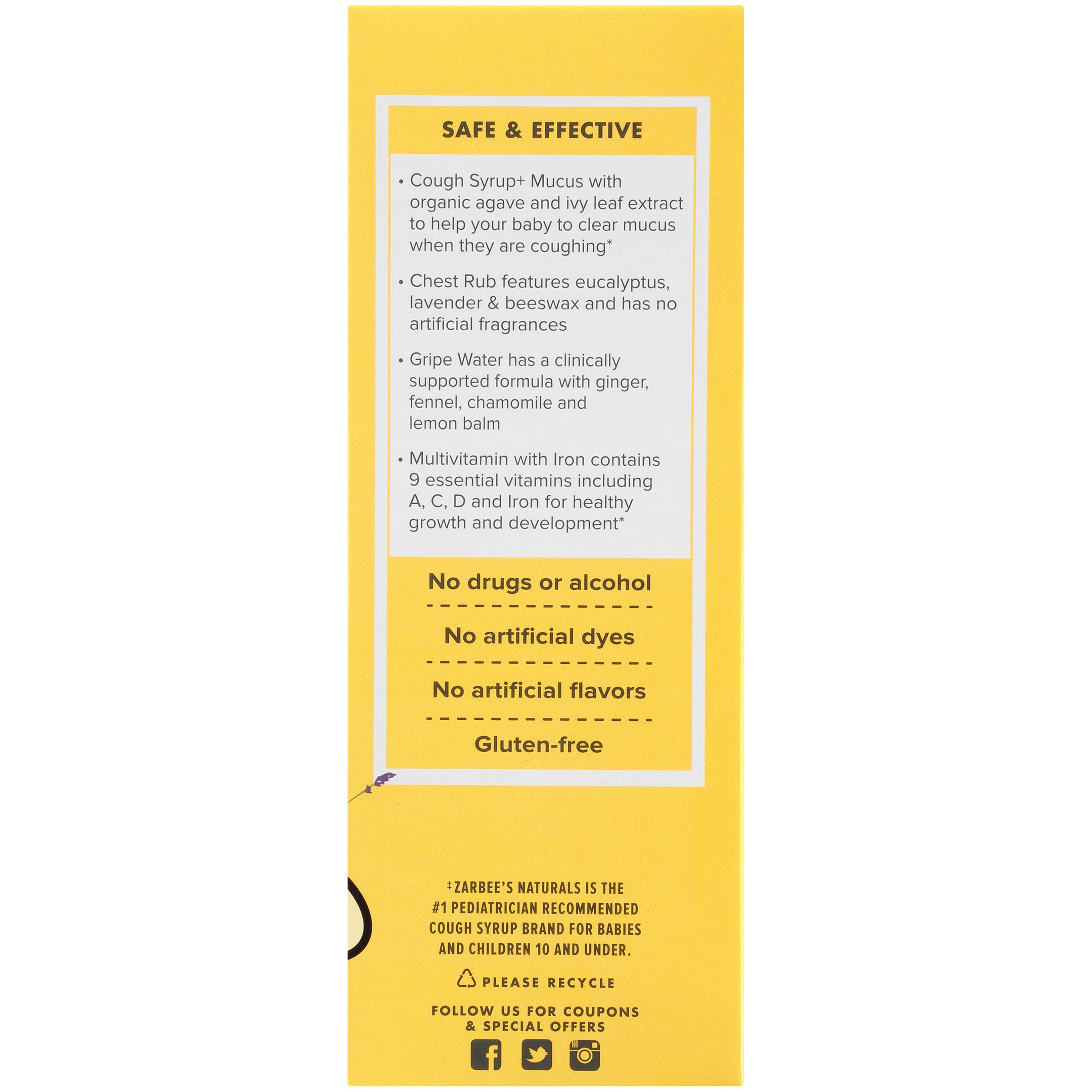 Buy Zarbee's Naturals Baby Bee Prepared Kit with Cough Syrup* + Mucus