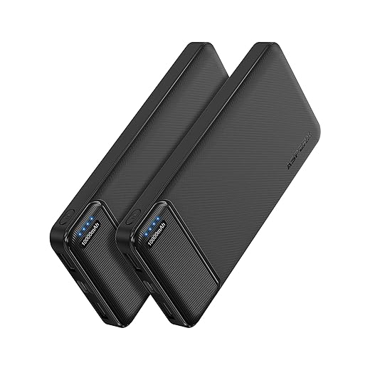Lot de 2 batteries externe AsperX 10000mAh